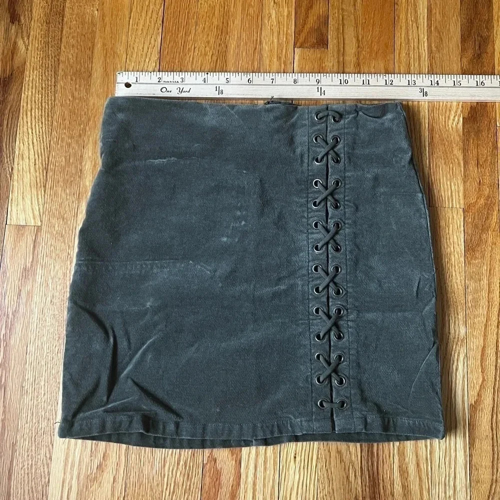 Forever21 velvet mini skirt